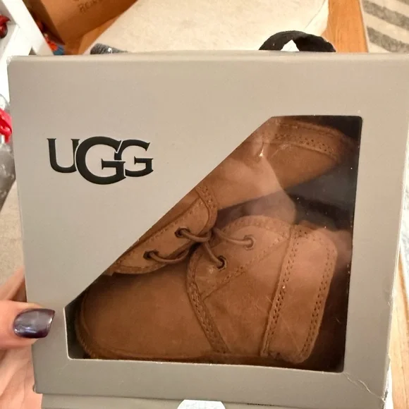 UGG Baby Neumel Booties in Tan - Picture 1 of 4